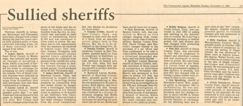 Bad Sheriff in Ark and TN (no. 2)