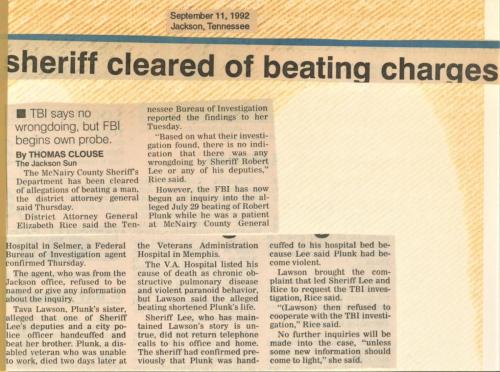 False Charges Against Sheriff Deputies Continuation 3