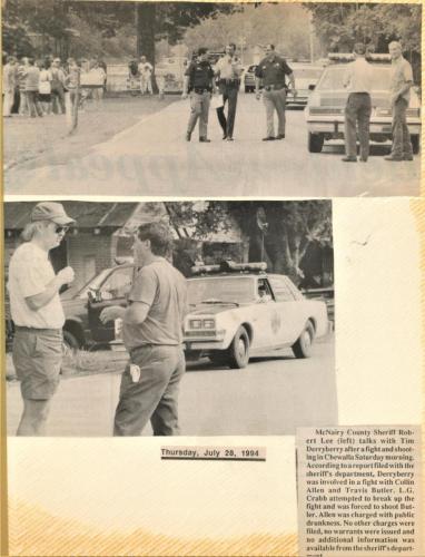 Fight and Shooting at Chewalla