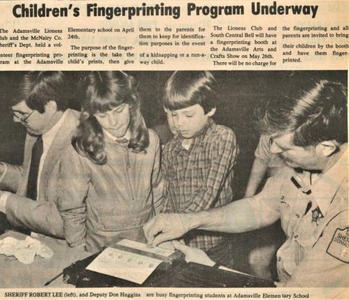 Fingerprint Program
