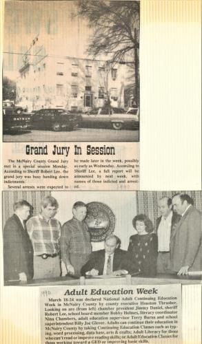 Grand Jury and Adult Education