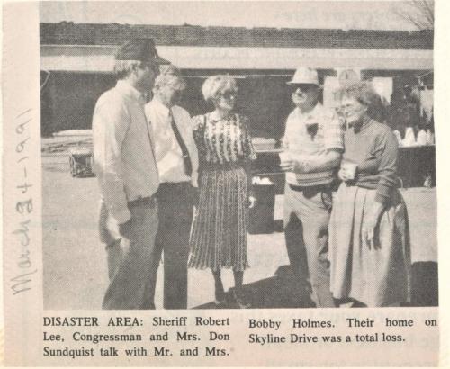 March 1991 Tornado Don Sunquist with Robert Lee