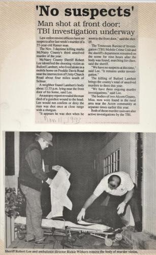 Murder of Buford Lambert
