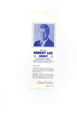 Robert Lee Door Card