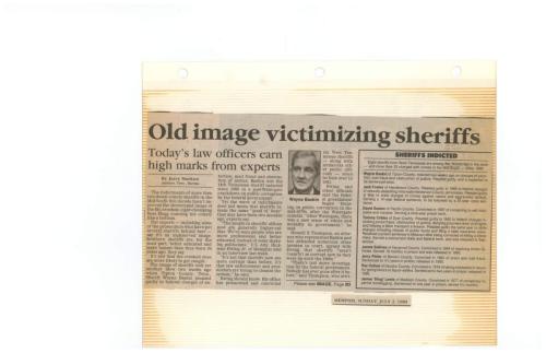 Sheriffs Being Indicted