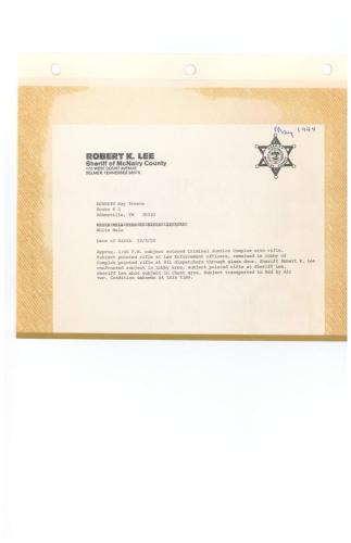 Shooting at Justice Center May 1994