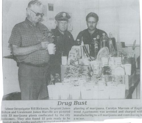 Bill Rickman Sgt Jamesboleyn Lt James Harvill Drug Bust Eaglewood Apartments