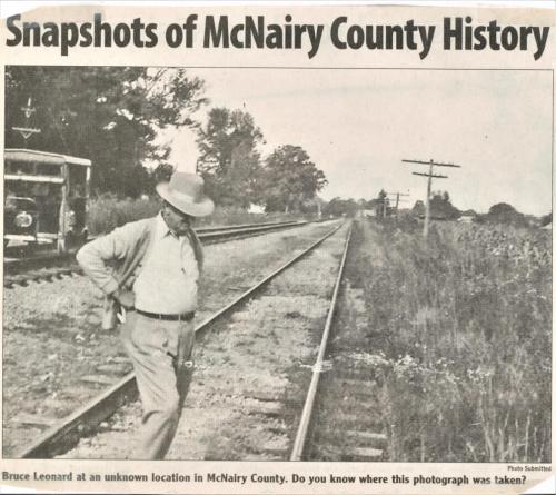 Bruce Leonard Inspects Railroad Tracks at Selmer after Train Strikes Vehicle