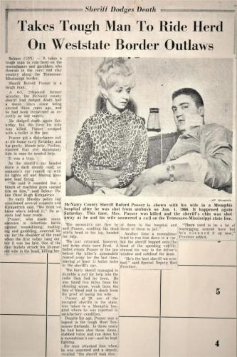 Buford Shot in First Ambush Jan 4 1966