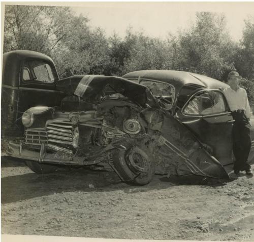 George Hubert North Car Wreck