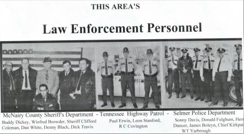 Law Personnel with Names