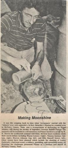Making Moonshine a Documentary