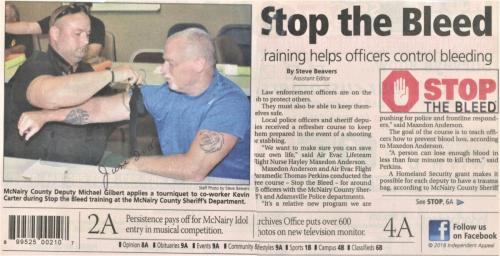 McNairy Deputies First Reponder Training
