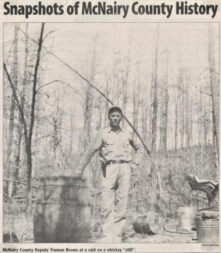 McNairy Sheriff Deputy Truman Brown Raids Whiskey Still