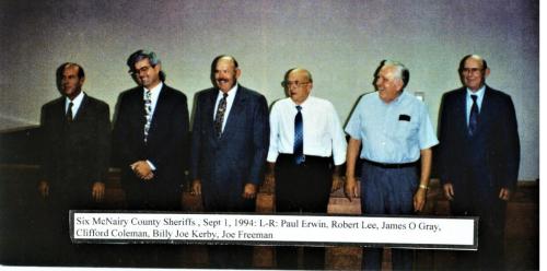Past Sheriffs