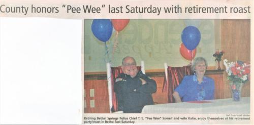 Pee Wee Sewoll Retirement and Wife Katie
