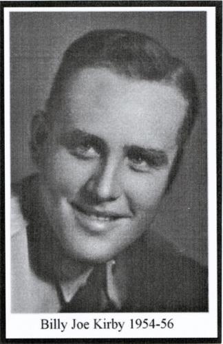 Sheriff Billy Joe Kirby 1954 to 1956