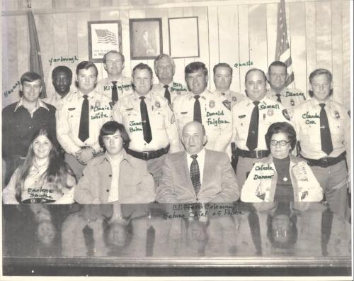 Sheriff Clifford Coleman with Deputies and 1 Unknown