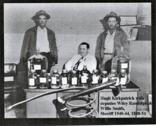 Sheriff Hugh Kirkpatrick with Deputies Wiley Randolph and Willie Smith