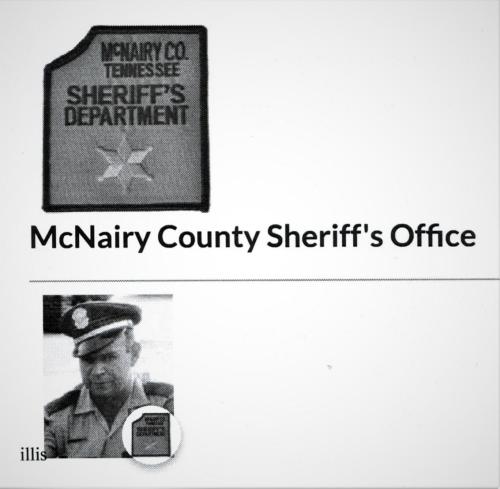 Sheriff James Dickey Sixth Line of Duty Death McNairy Sheriff Dept Aug 1st 1964