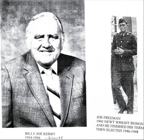 Sheriff Joe Kirby and Interim Sheriff Joe Freeman